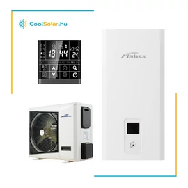 Fisher e-HeatR levegő-víz hőszivattyú 1 fázisú FHF-WHS-081CE3 (8kW)
