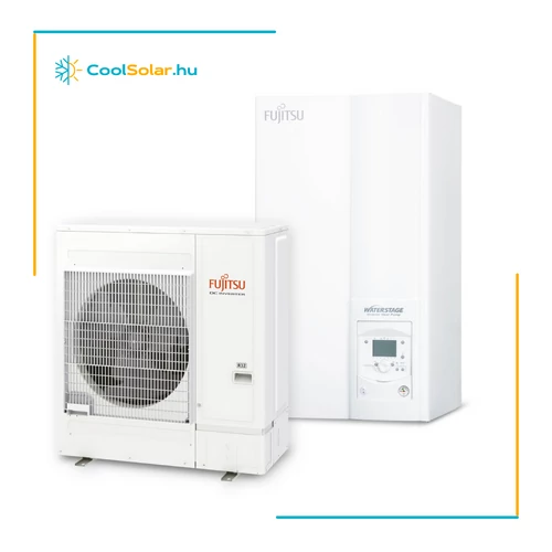 Fujitsu Waterstage Comfort WSYA100ML3/WOYA100KLT osztott levegő-víz hőszivattyú R32 (9.5 kW)