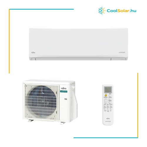Fujitsu Eco Airstage ASEH12KNCA/AOEH12KNCA 3,4 kW inverteres klíma