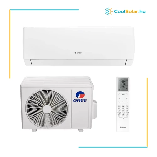 Gree Pulse Pro GWH09AGC-K6DNA1FP inverter klíma 2,7 kW coolsolar